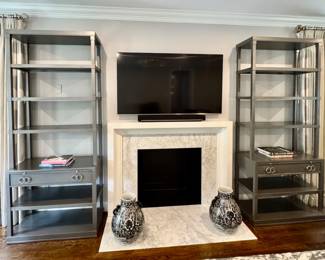 (2) Michael Weiss Lacquer Bookshelves