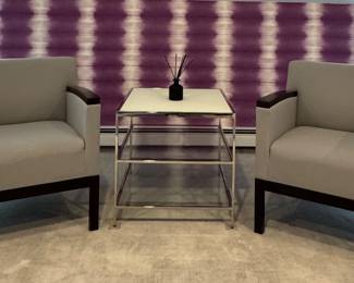 (2) Custom Armchairs 