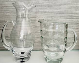 (2) Water Pitchers 