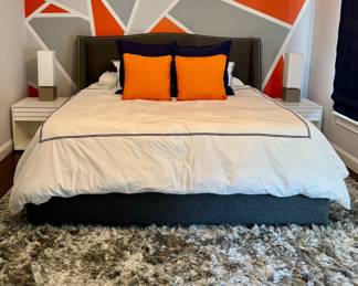 Mitchell Gold Upholstered King Bed