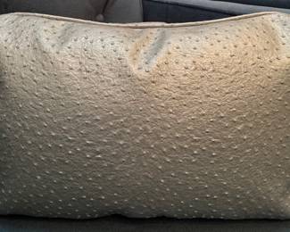 Custom Leather Down Pillow