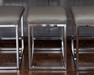 (3) Restoration Hardware Stools