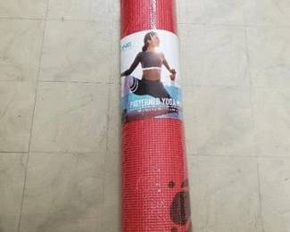Tone Fitness Floral Yoga Mat - Red(5mm)