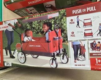 Radio Flyer Convertible Stroller Wagon with Canopy