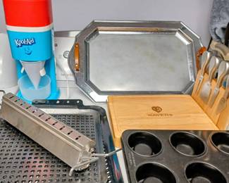 Ravens Cheese Board, brand New, Kool Aid Snowball Maker, Misc Grill and Kitchen  items