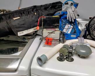 Camping Tent,  Hydration Backpack, Batteries for Kids Ride On Toys