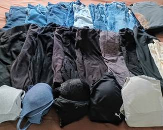 Women's Jeans size 10/14 Leggings and Sports Bras