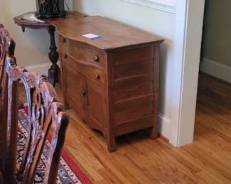 Oak washstand 