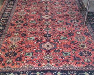 Indian wool rug, 6ft x 9ft, handmade