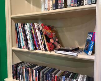 music DVDs, books