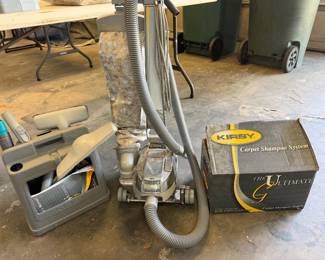 Kirby vacuum with attachments