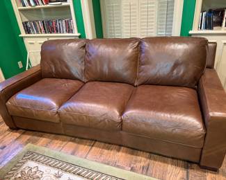 leather sofa