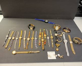 huge watch collection mostly women's