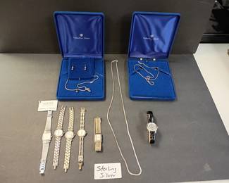 Sterling silver watcjes and more