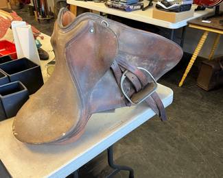 vintage saddle