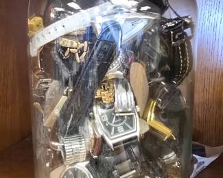 jar of watches