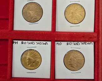 10 dollar gold Indians