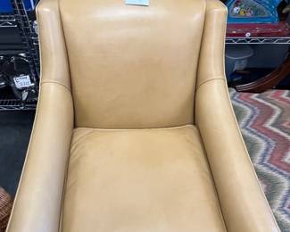 leather club chair