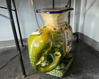 Elephant garden stool large