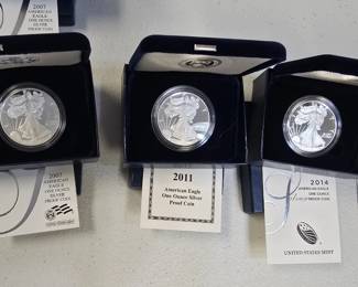 silver american eagles proof sets