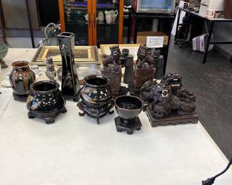 Robin Cage signed pottery