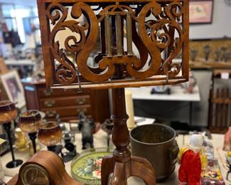 Ornate music stand