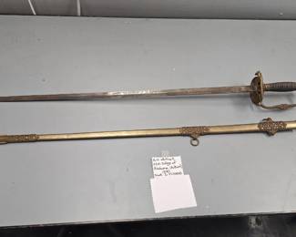 BM whitlock Alabama college sword