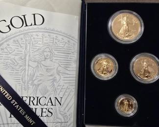 the big boi Gold American eagles