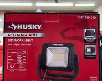 Husky 5000 Lumens LED Rechargeable Work Light