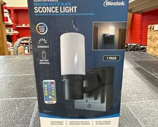 5 in. 1-Light Matte Black Integrated LED Modern Vanity Sconce Light