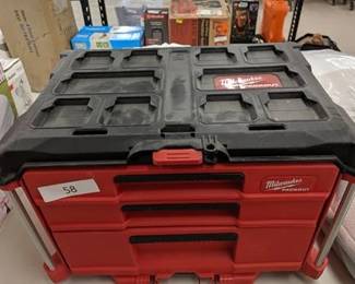 Milwaukee PACKOUT 22 in. Modular 3-Drawer Multi Drawer Tool Box