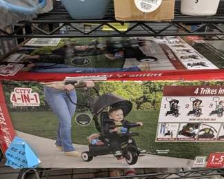 Radio Flyer City 4-in-1 Stroll and Trike Riding Toy