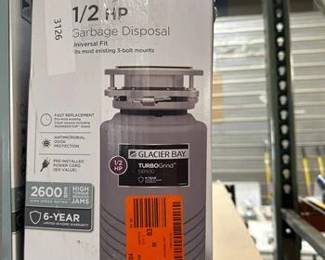TurboGrind 1/2 hp. Continuous Feed Garbage Disposal with Power Cord