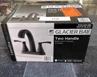 Calandine 4 in. Centerset 2-Handle Bathroom Faucet with Drain Kit