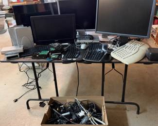 Computer monitors, keyboards and parts
