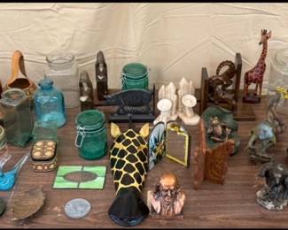 Vintage and newer figurines and more