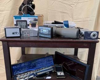 Vintage & newer electronics and vintage flute