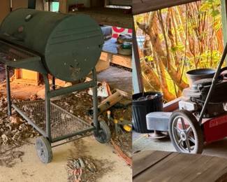 Grill and swisher weed eater