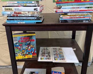 Paperback and hardcover comic books
