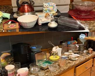 Vintage glassware and more