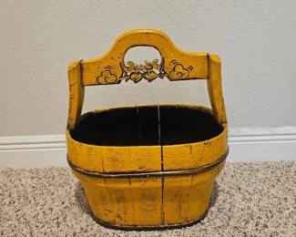 CHINESE WOOD WATER BUCKET