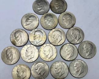 1976 Bicentennial Eisenhower Dollar Coin Collection Mixed Lot