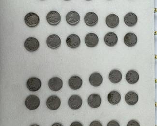 Vintage Buffalo Nickel Coin Lot Indian Head Pieces with Mixed Dates