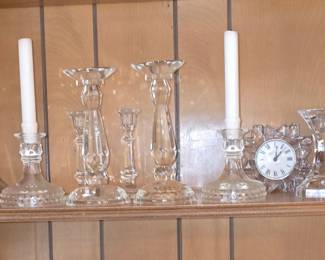 Crystal Candlesticks
