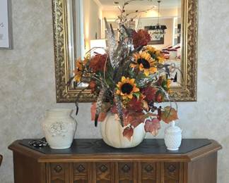 Entry Table - Gold Mirror