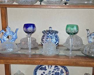 Nice Collection of Butter Dishes ',Blue Drcor