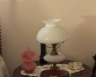 Mid-Century Hollywood Regency Boudoir Lamp