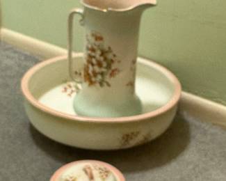 Pink Poppy Transferware Set