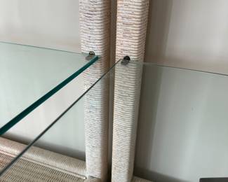 B1 - $450 PAIR. Henry Link for Lexington. Lighted Etegere. Each Measures 30” x 19” x 76” tall.  Both are in excellent condition!