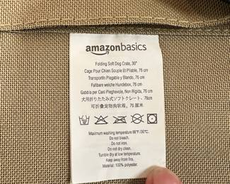 B86 - $30. Folding Soft Dog Crate 30".  Very good condition!